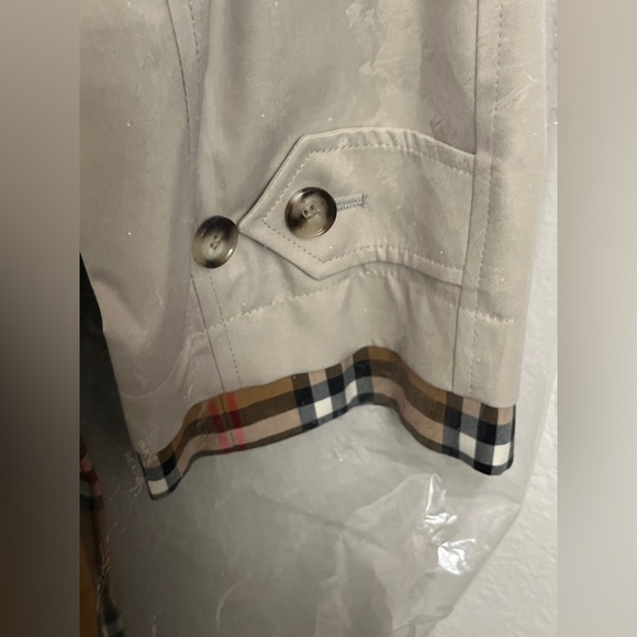 BURBERRY GUISELEY HOUSE CHECK TROPICAL GABARDINE CAR COAT SIZE 10US/12UK/44EU - Picture 8 of 15